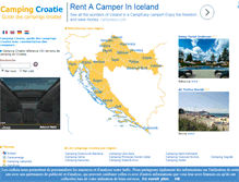 Tablet Screenshot of campingcroatie.com